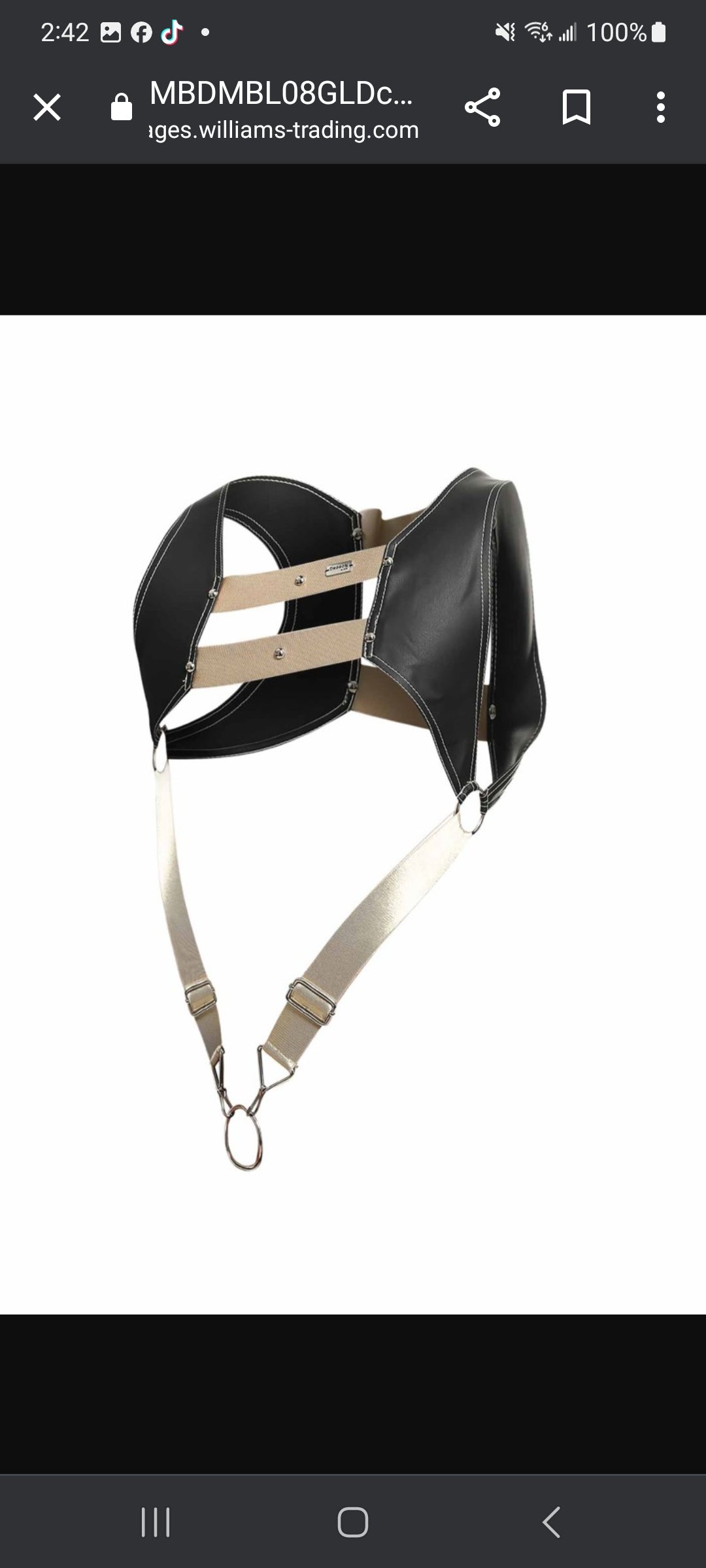 Golden c-ring harness