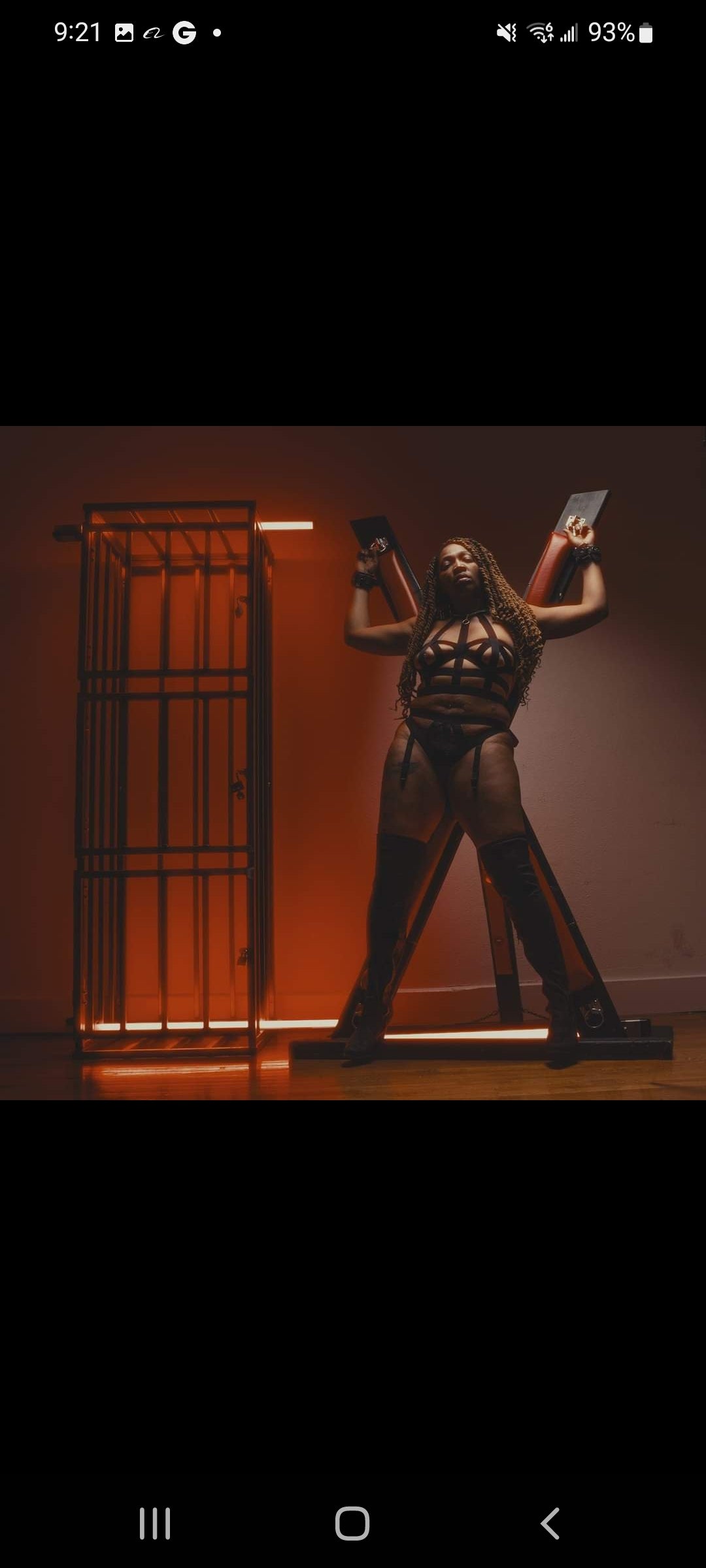 Elastic Bralette & Garter Panty